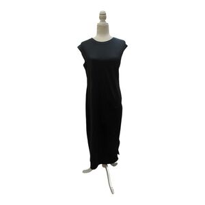 Public Rec Womens Black Stretch T-shirt Dress